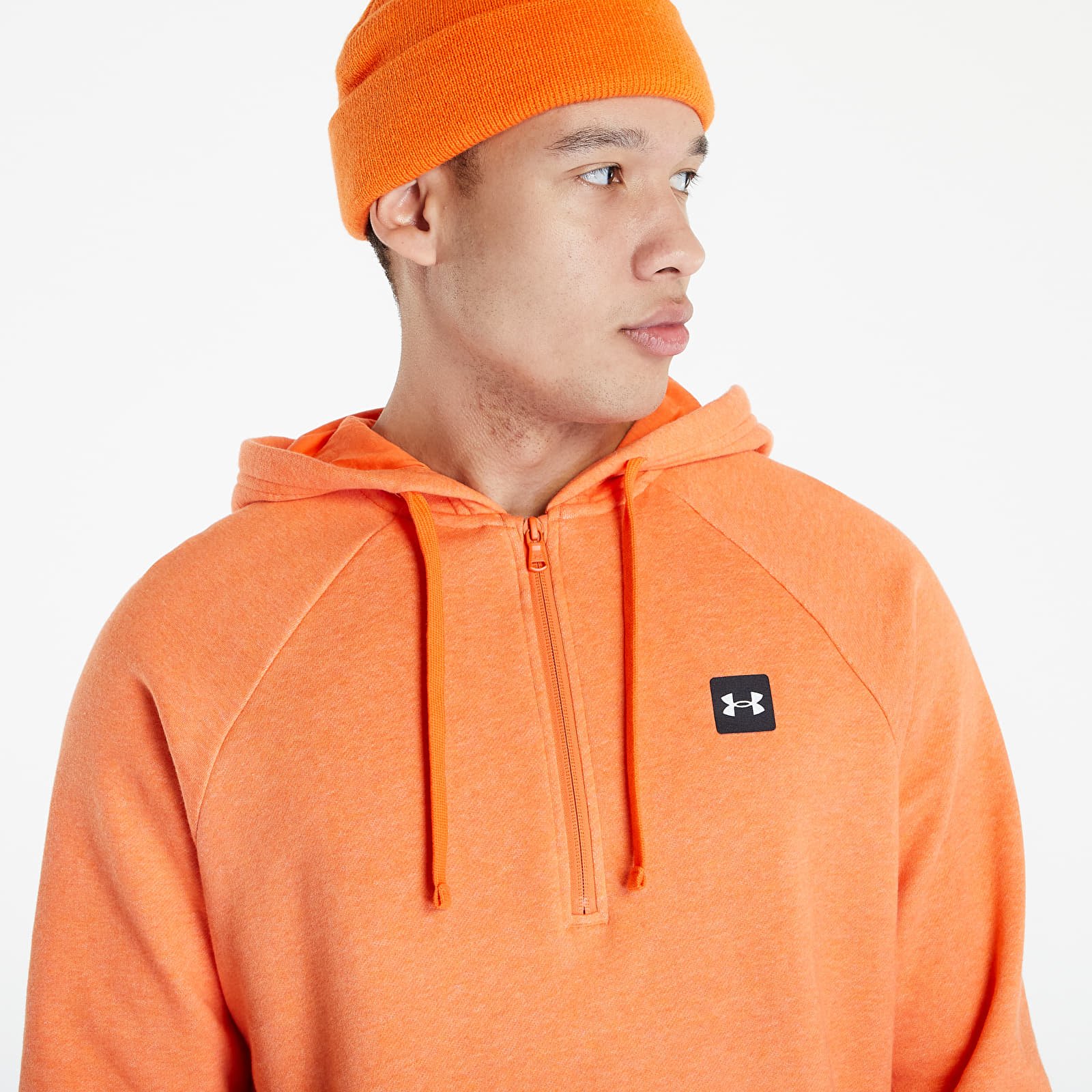 Under armour hoodie orange on sale