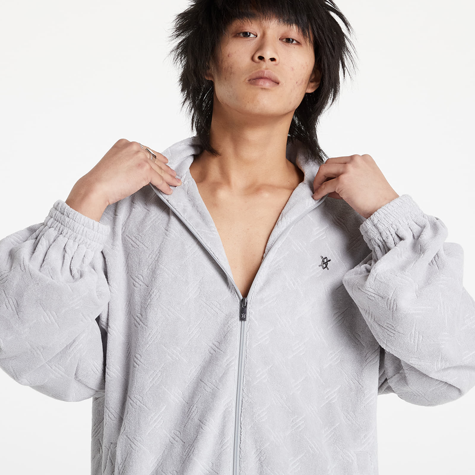 Bundy Daily Paper Mark Jacket Grey Monogram