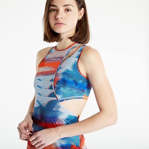 calvin klein cut out dress CALVIN KLEIN JEANS Wrapping Cut Out Dress Multicolour