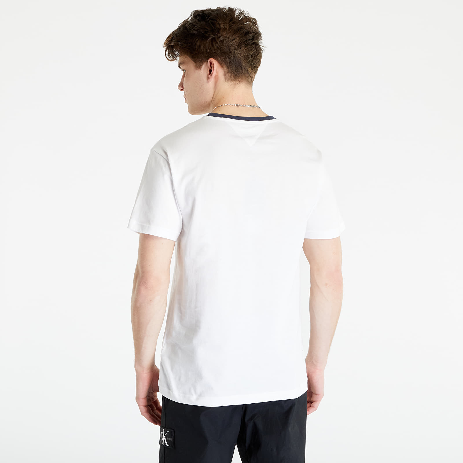 T-krekli TOMMY JEANS Classic Label Ringe T-Shirt White