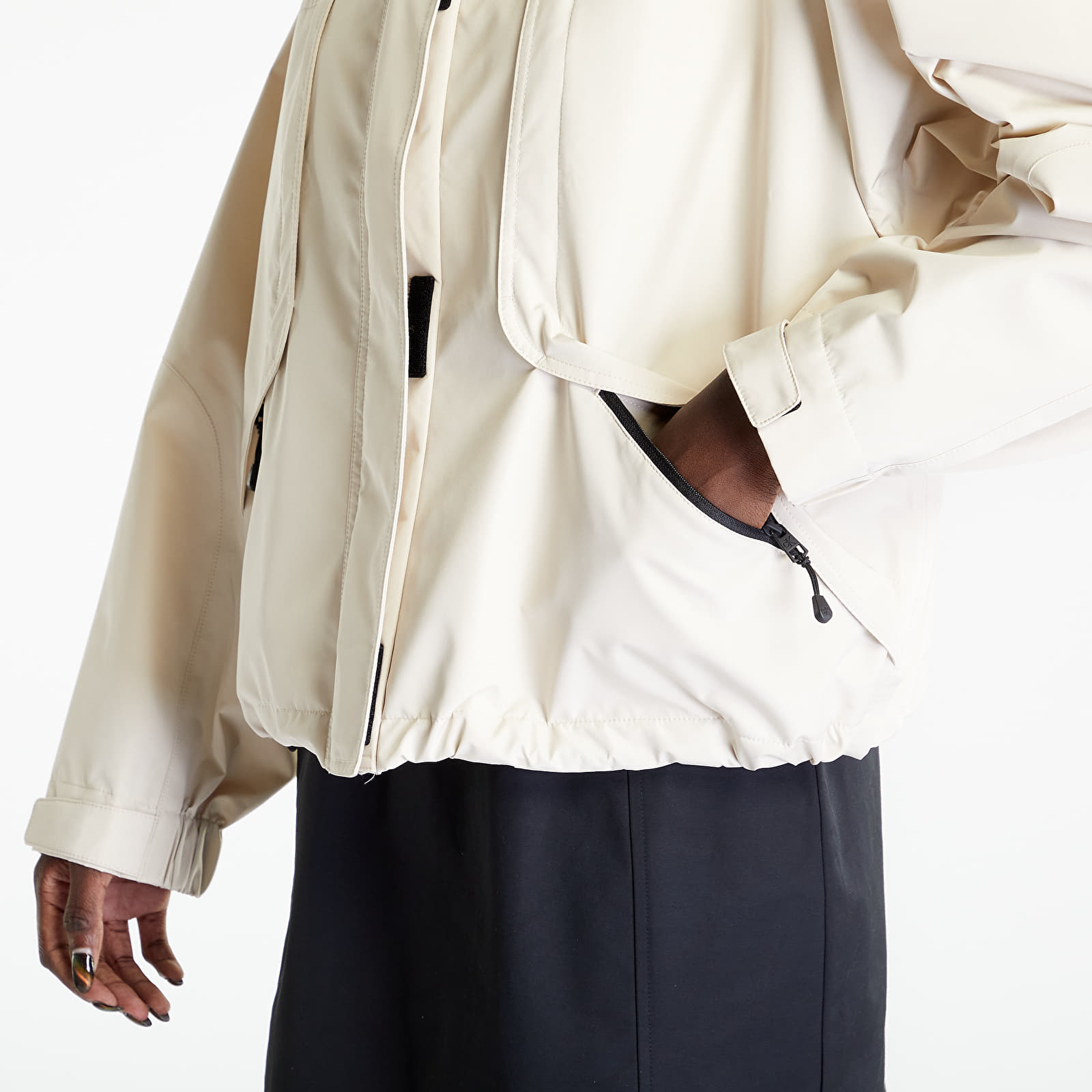 Windjacke CALVIN KLEIN JEANS Waterproof Cropped Jacket Beige