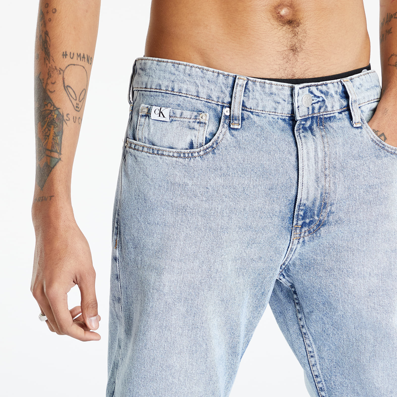 Jeans CALVIN KLEIN JEANS Authentic Straight Pants Blue | Queens