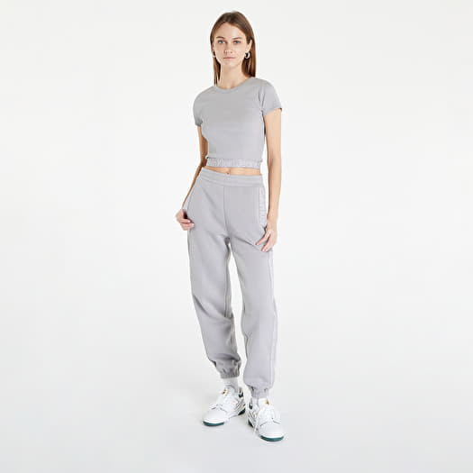Sweatbroeken CALVIN KLEIN JEANS Logo Tape Jogger Pants Mercury Grey Queens