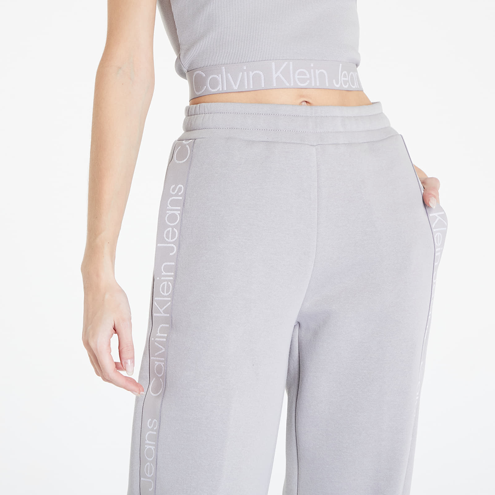 Calvin klein logo tape jogger pants sale