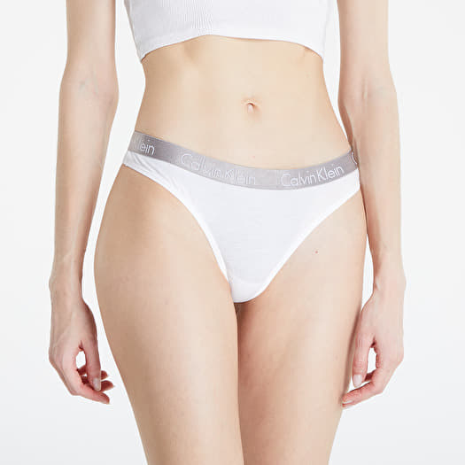Panties Calvin Klein Calvin Klein Radiant Cotton Thong 3 Pack Tapestry Teal White Citrina Queens