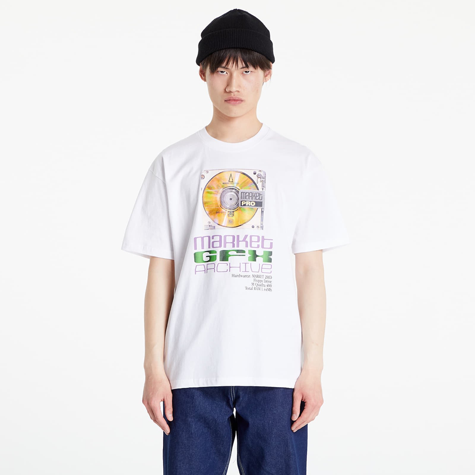 Tricouri Market Gfx Archive T-Shirt White