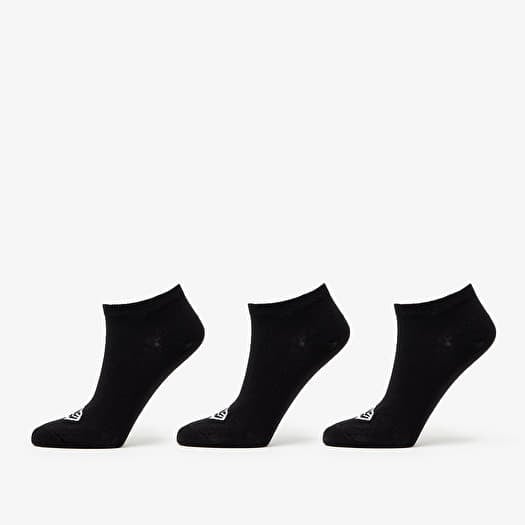 New Era Flag Sneaker Sock 3-Pack Black