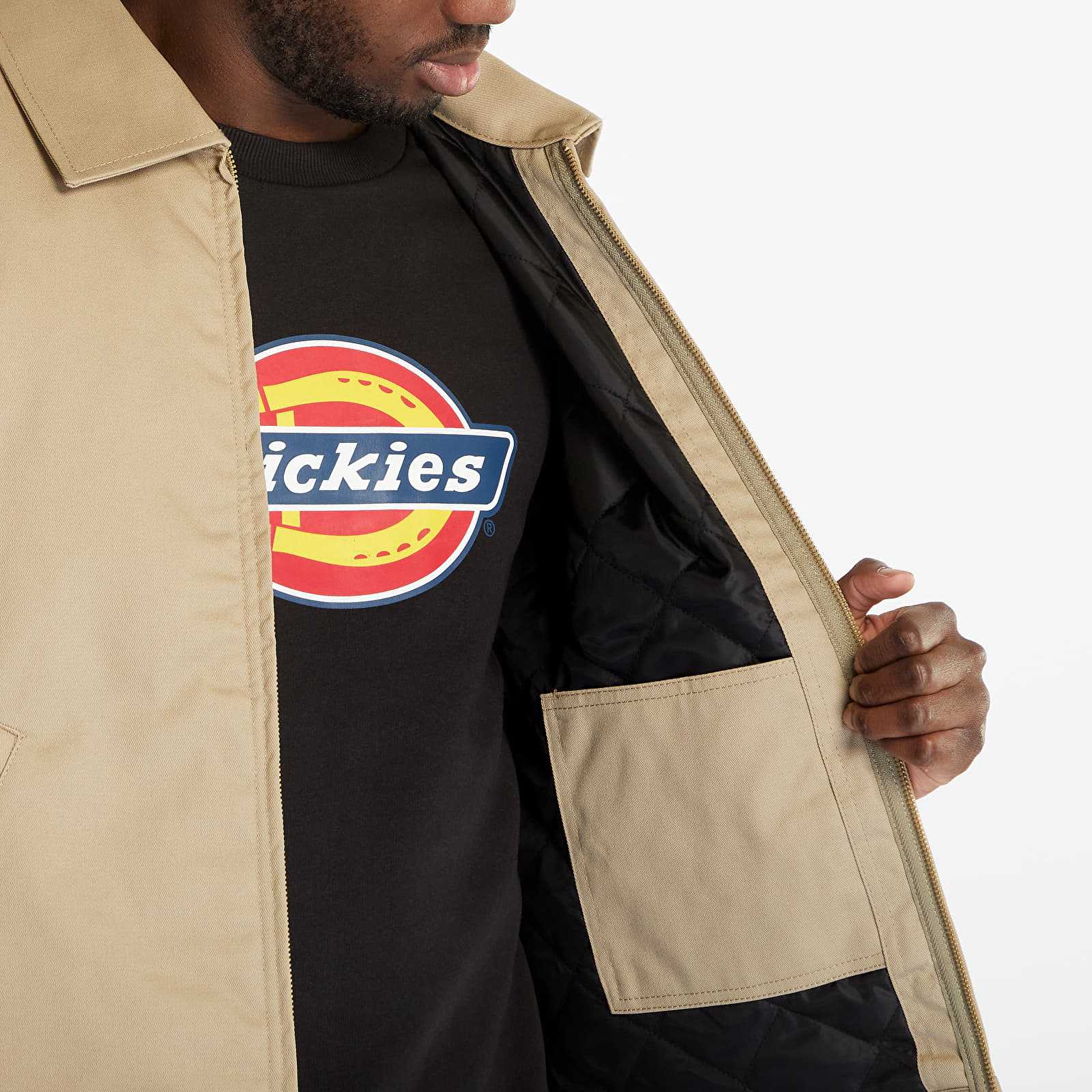 Μπουφάν Dickies Lined Recycled Eisenhower Jacket Khaki L