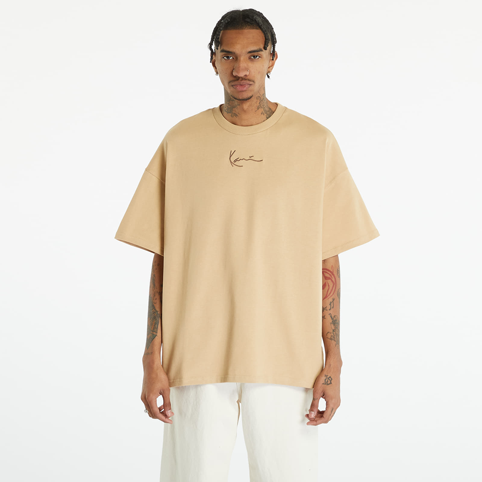 Keani Shirt in Crinkle Beige