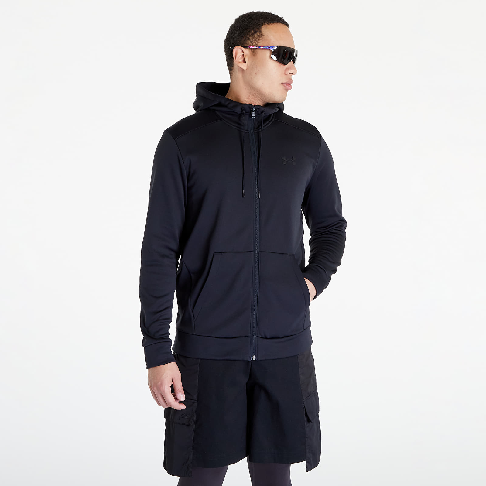 Kapuutsikud ja kampsunid Under Armour Armour Fleece FZ Hoodie Black