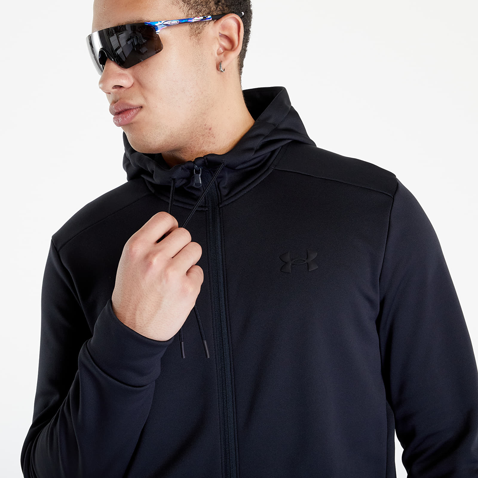 Kapuutsikud ja kampsunid Under Armour Armour Fleece FZ Hoodie Black