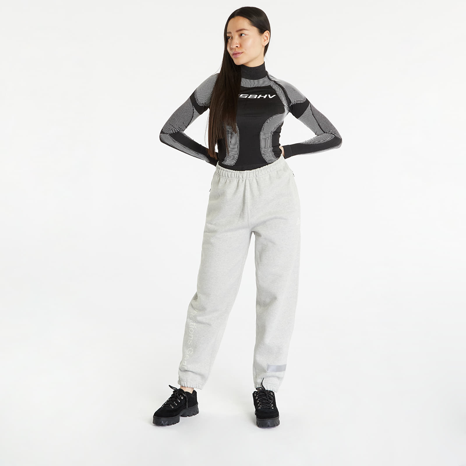 Sweatpants Nike ACG Therma-FIT Airora UNISEX Fleece Pants Grey Heather/ Black/ Light Smoke Grey