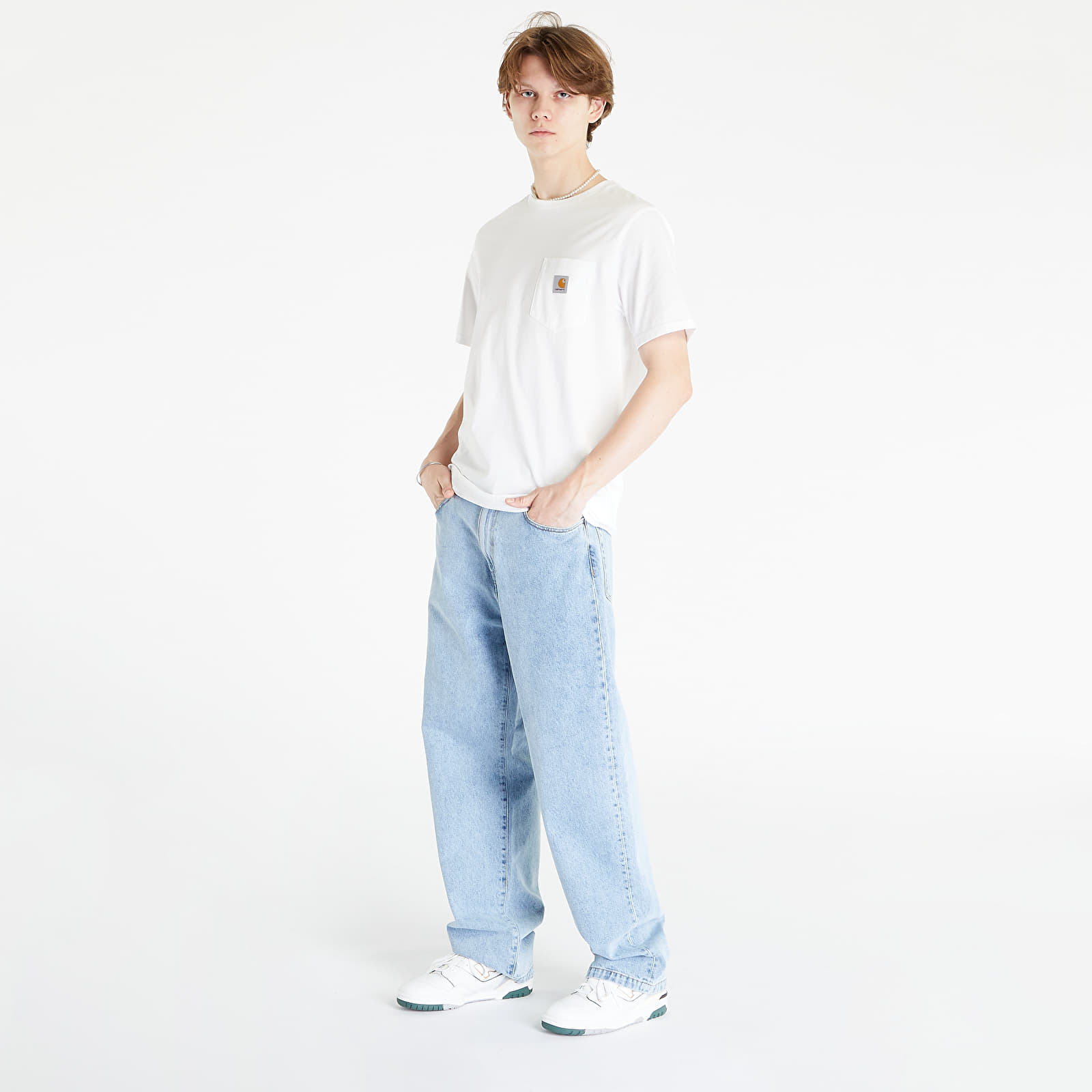 Camisetas Carhartt WIP Pocket Short Sleeve T-Shirt UNISEX White