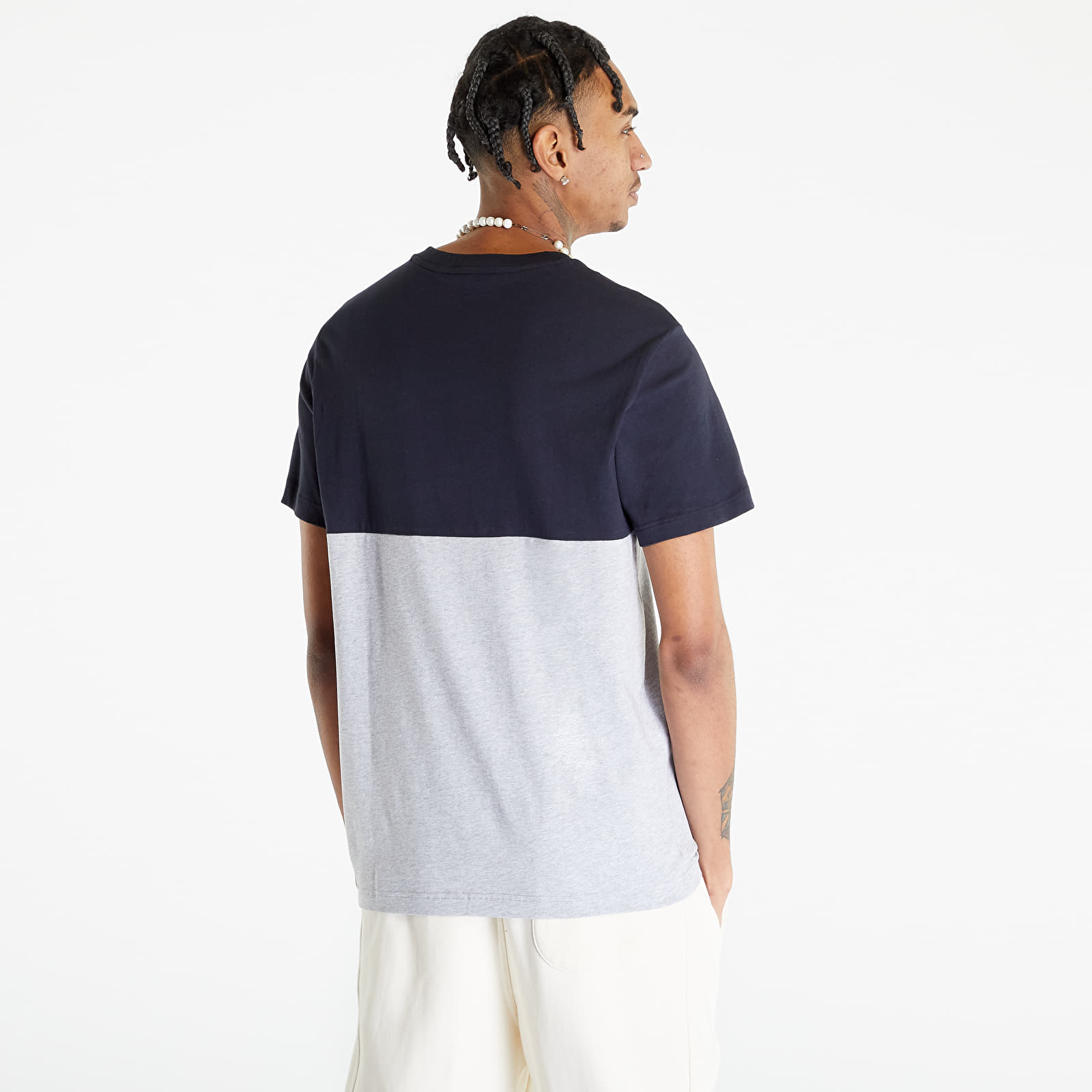 Queens Silver T-Shirt LACOSTE Chine | Marine/ Blue T-shirts