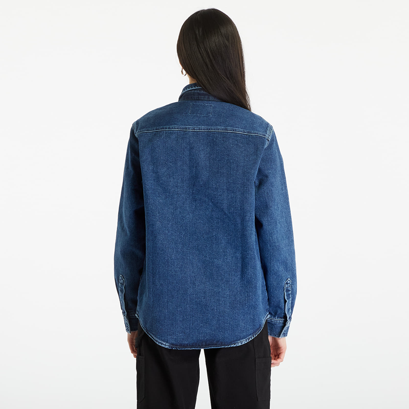 Jacken Carhartt WIP Salinac Shirt Jacket Blue Stone Washed
