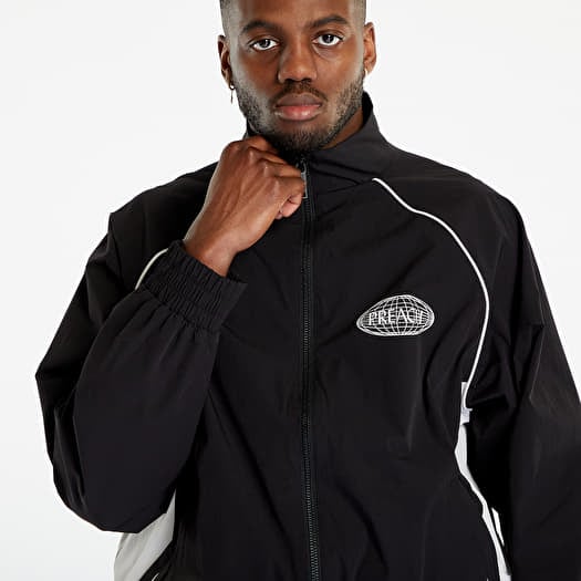 Windbreakers PREACH Universe Track Jacket Black/ Bone Queens