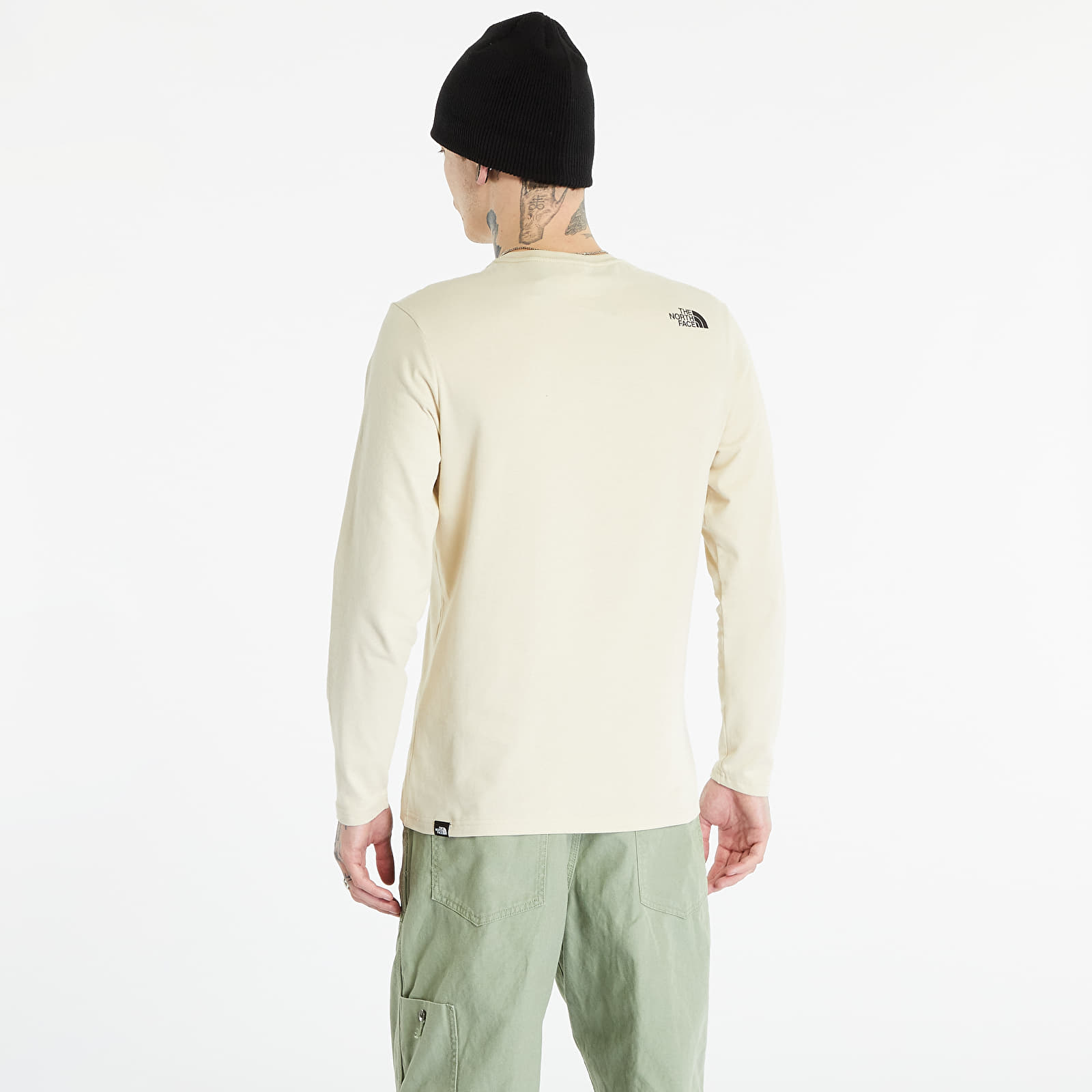 Trička The North Face L/S Fine Tee Gravel