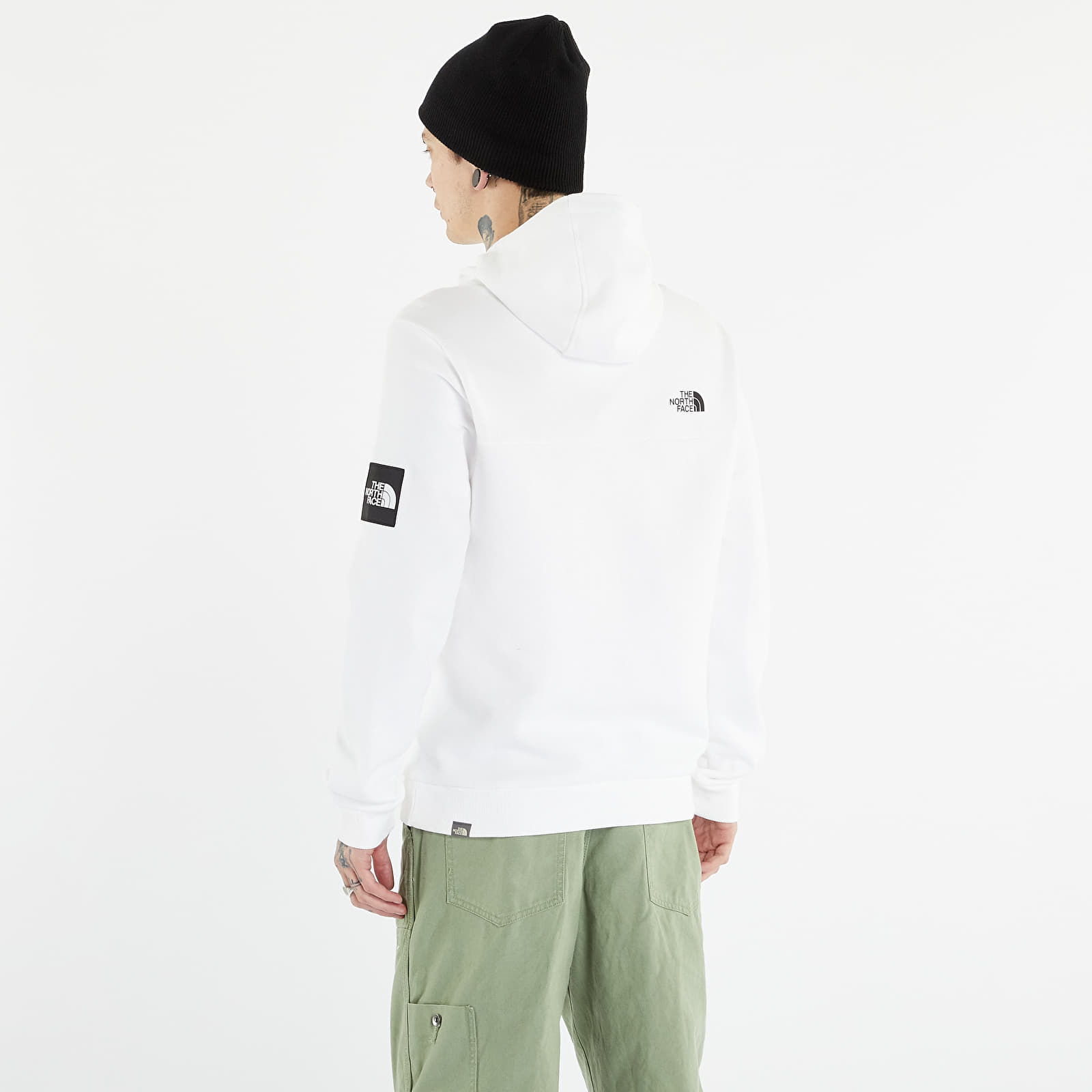 Hoodies and sweatshirts  The North Face Fine Alpine Hoodie TNF White/ Retro Orange