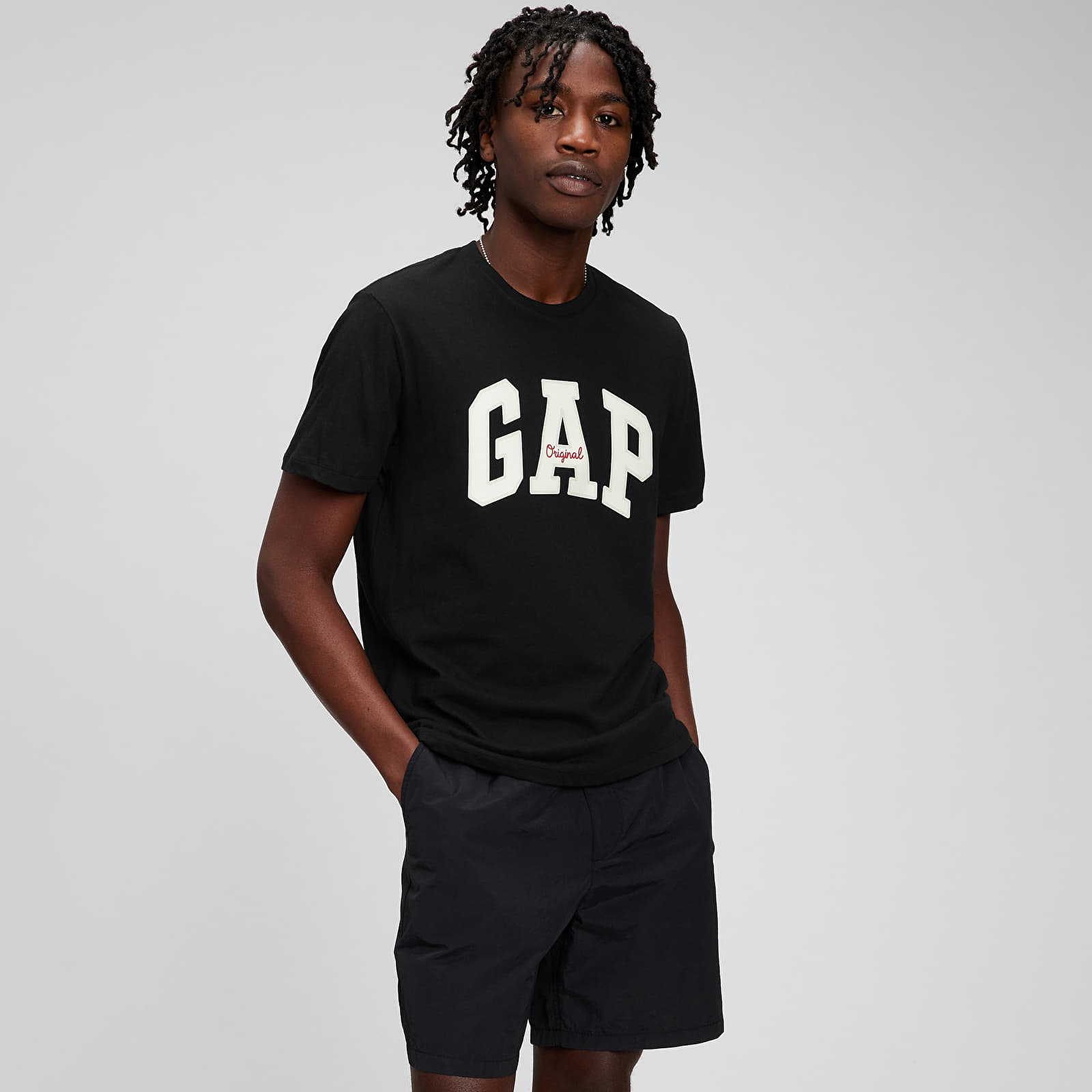 T-shirts GAP V-Logo Orig Arch True Black