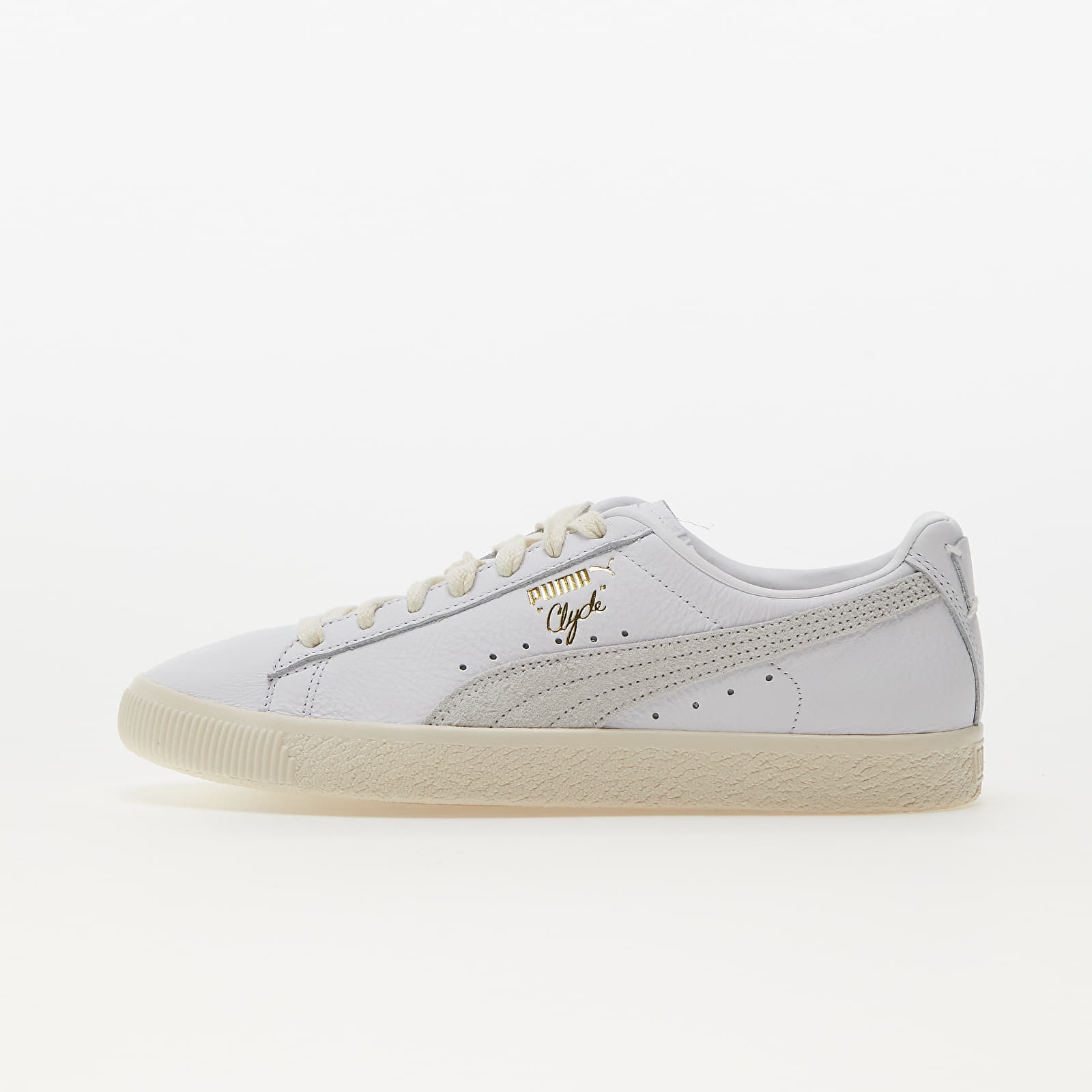 Scarpe uomo Puma Clyde Base Puma White-Frosted Ivory