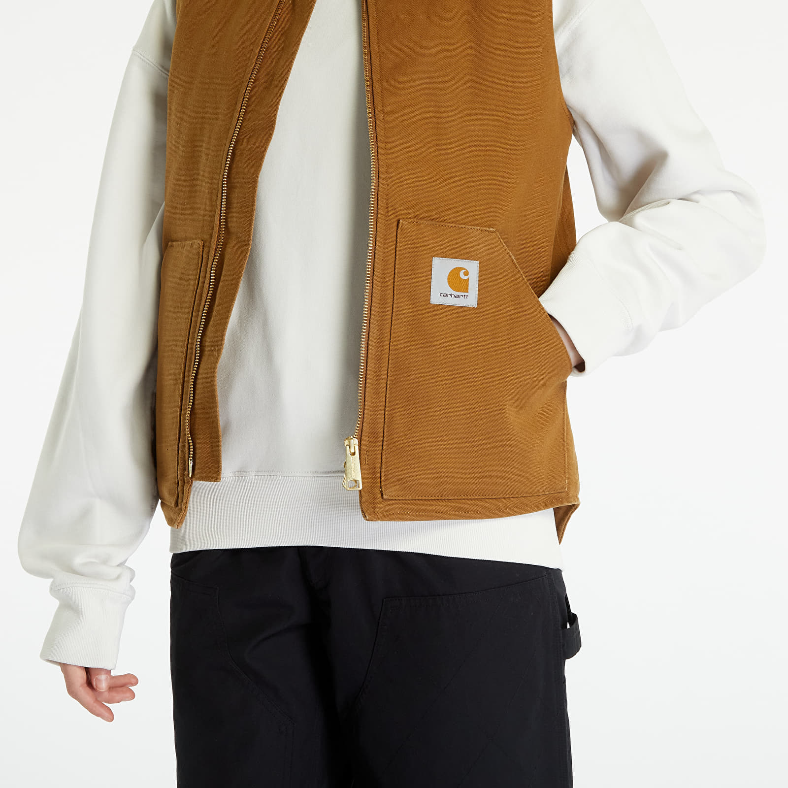 Westen Carhartt WIP Vest Hamilton Brown Rigid