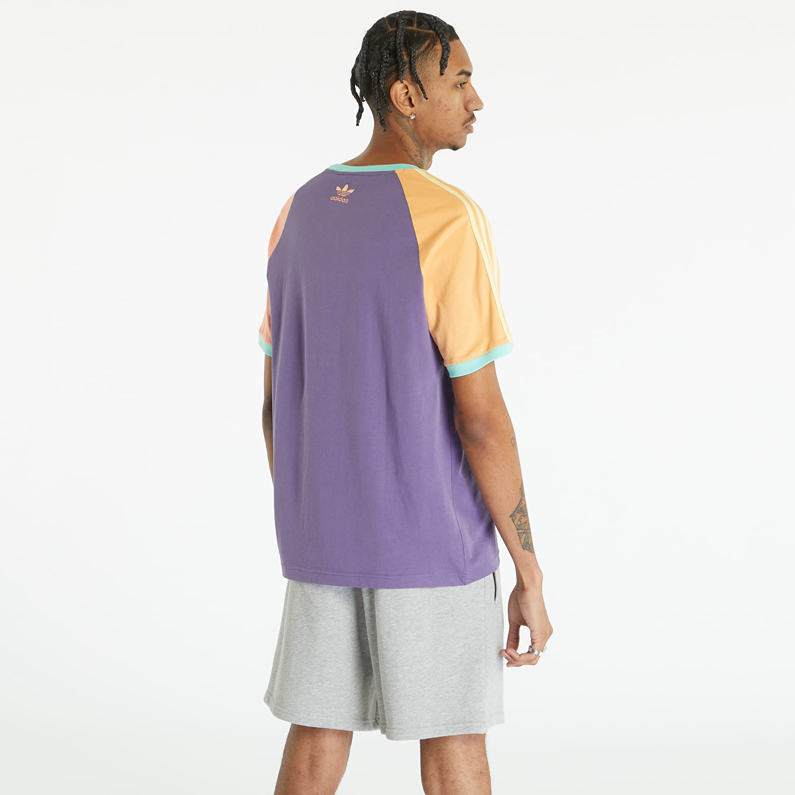 T-skjorter adidas Originals Raglan Short Sleeve Tee Purple
