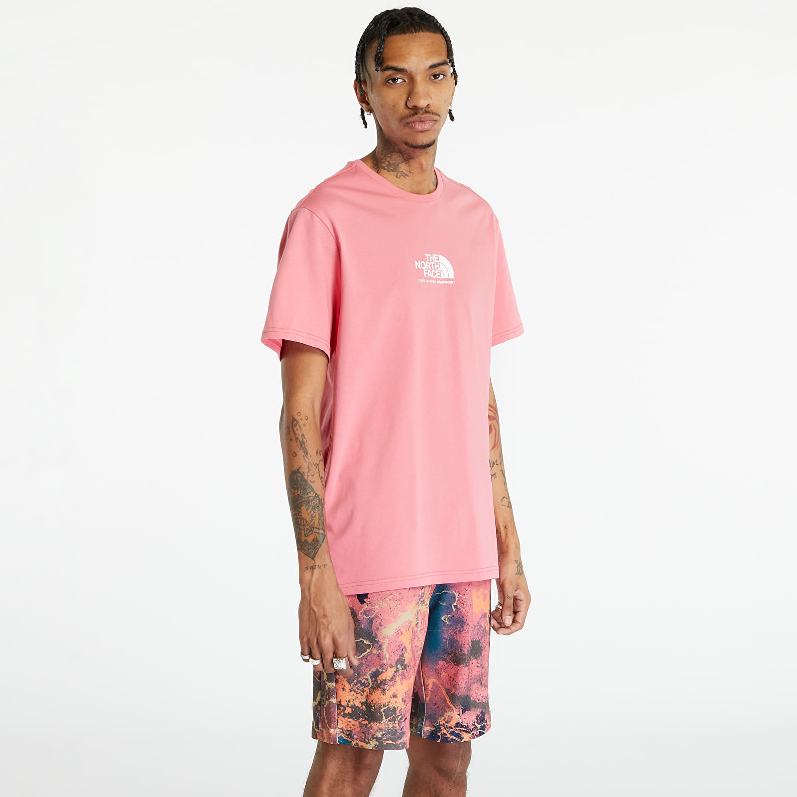T-Shirts The North Face S/S Fine Alpine Equipment Tee 3 Cosmo Pink