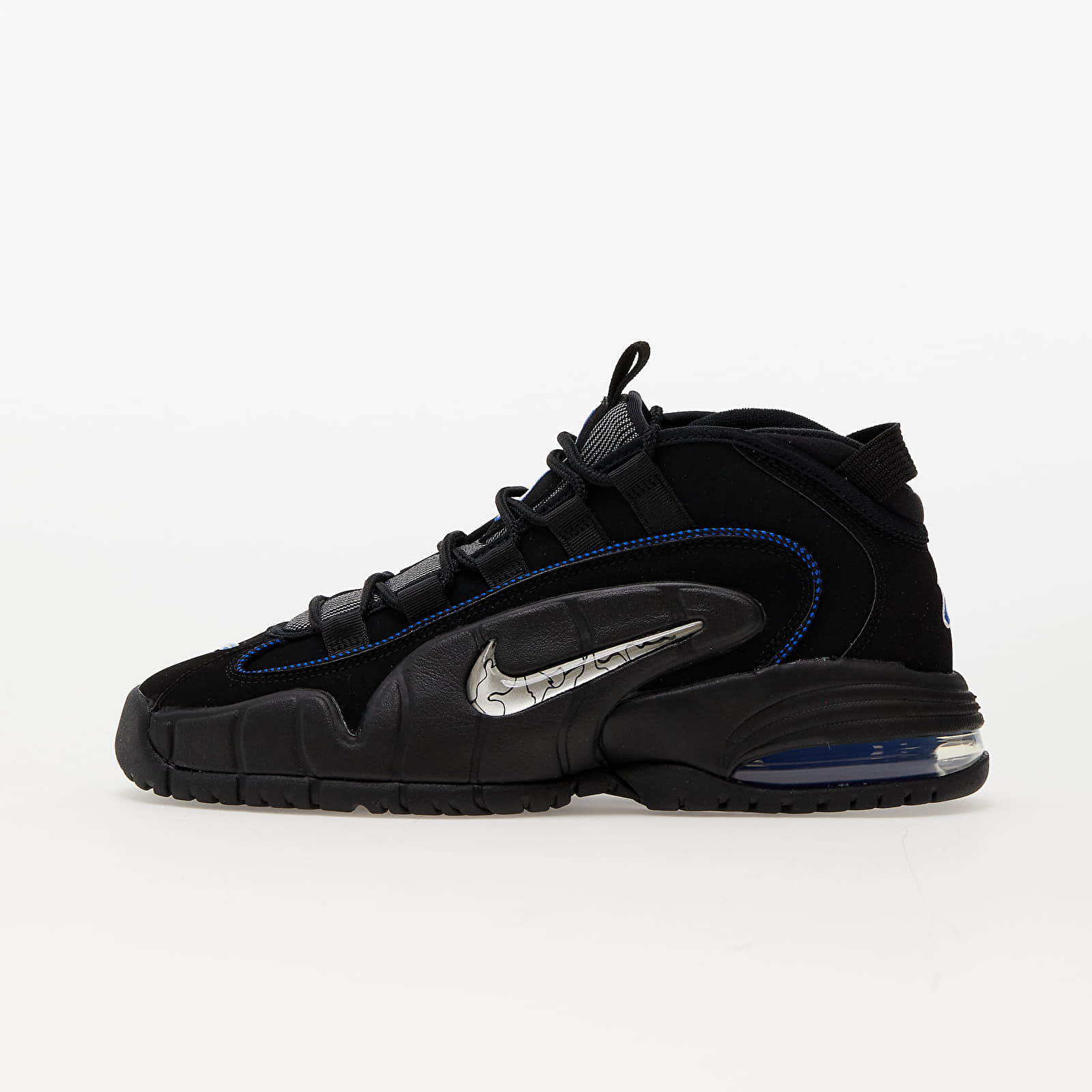 Men's sneakers and shoes Nike Air Max Penny Black/ Metallic Silver-Varsity Royal