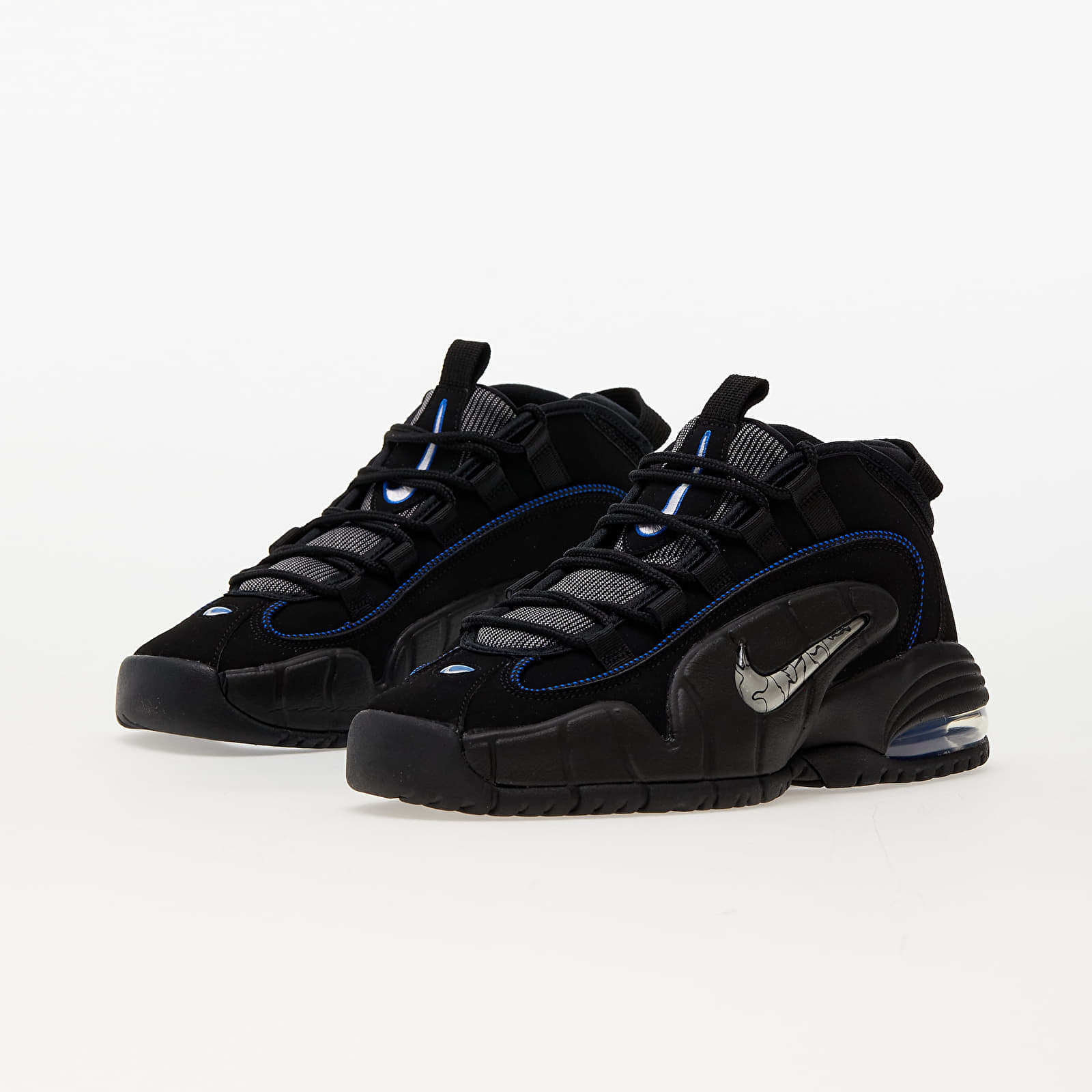 Men s shoes Nike Air Max Penny Black Metallic Silver Varsity