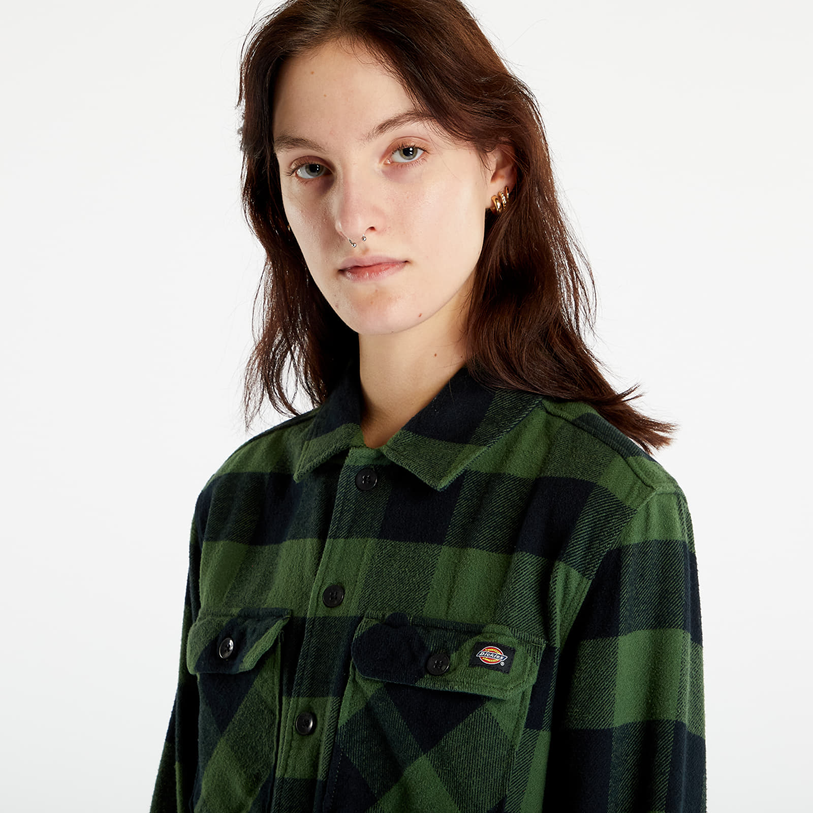 Overhemden Dickies New Sacramento Shirt UNISEX Green