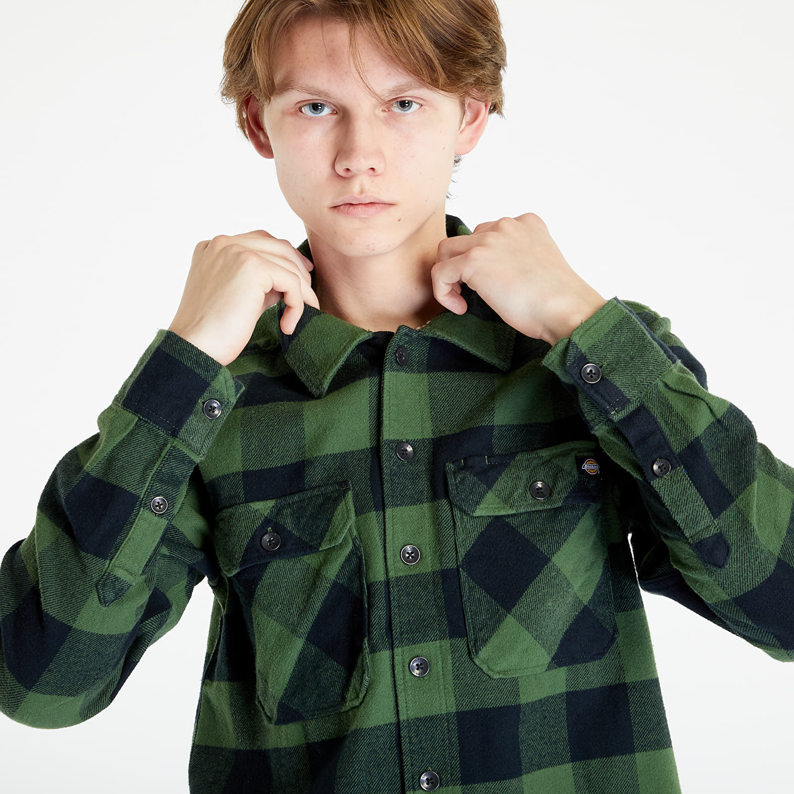 Overhemden Dickies New Sacramento Shirt UNISEX Green