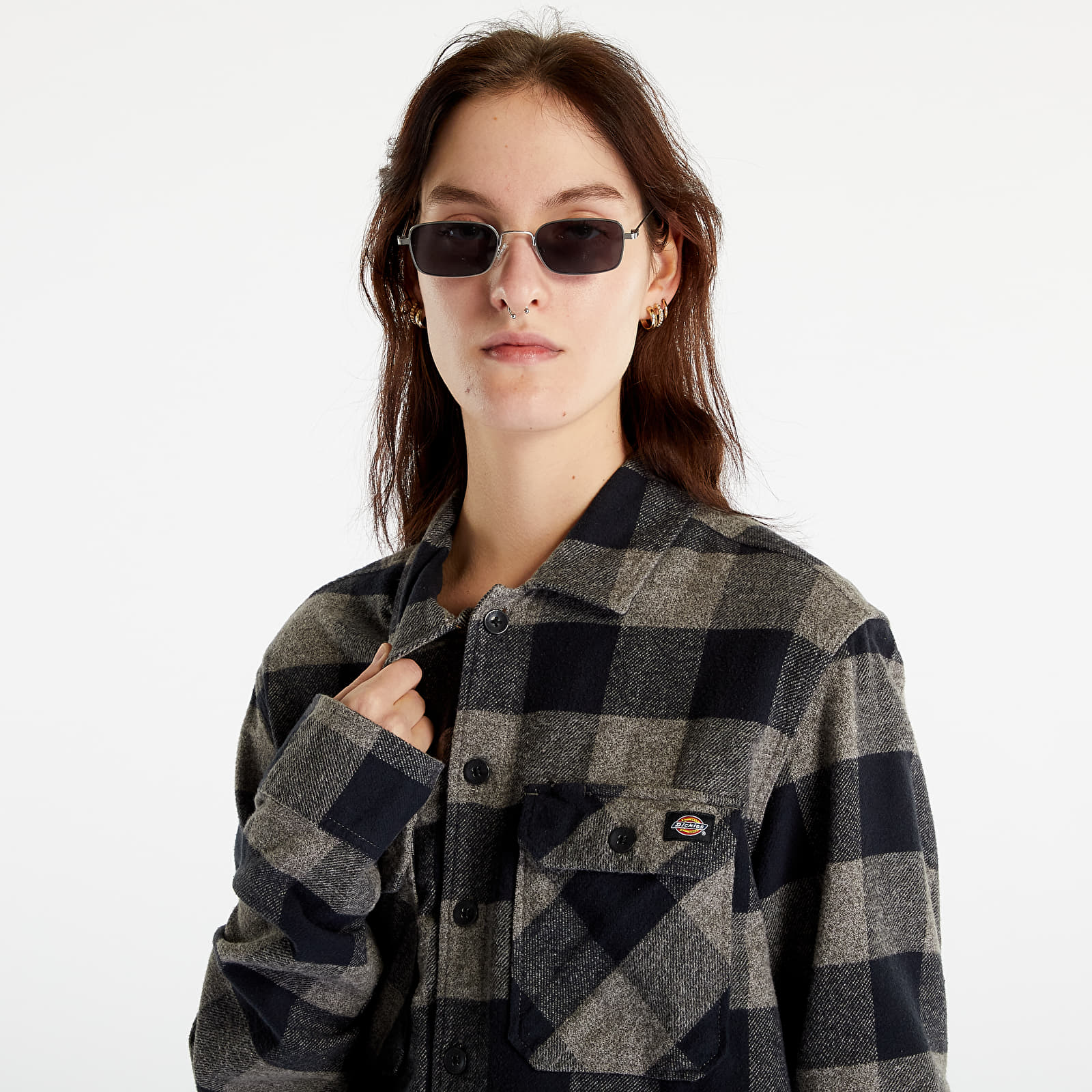 Camisas Dickies New Sacramento Shirt UNISEX Grey