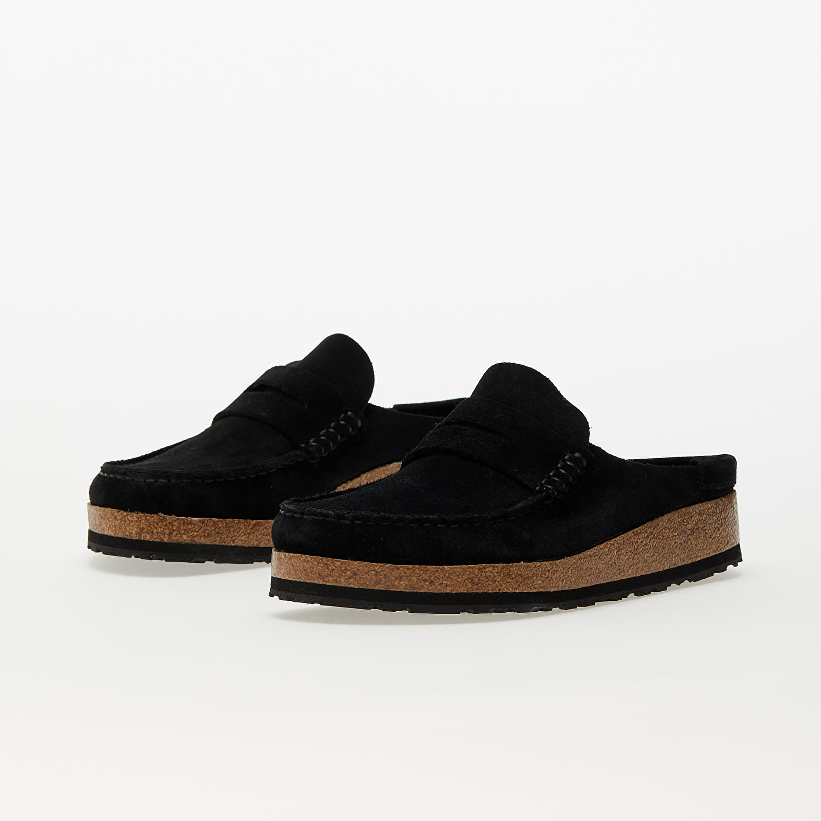 Чоловіче взуття Birkenstock Naples Velvet Leather Black BG
