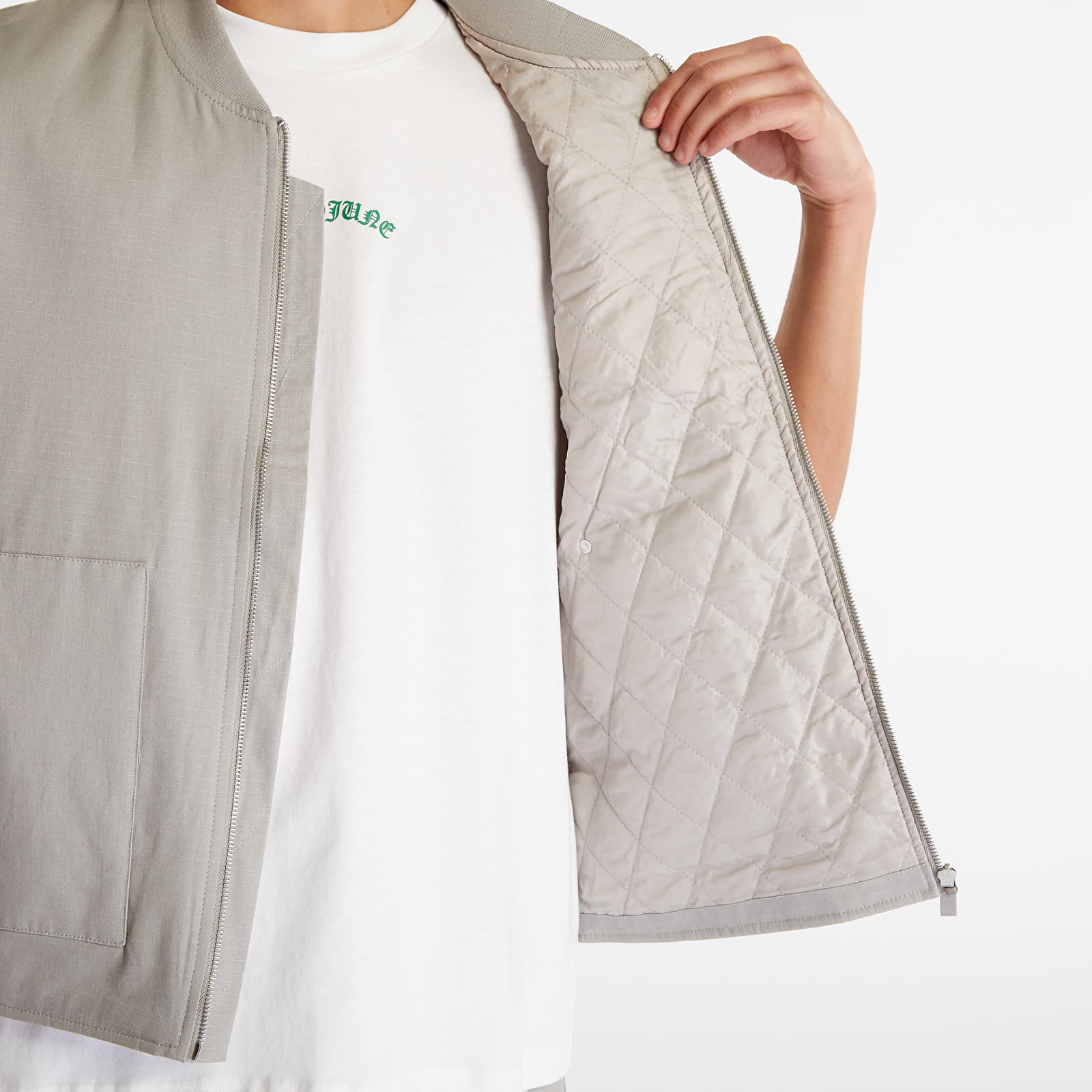 Vests Sixth June Crew Embroidered Vest Grey
