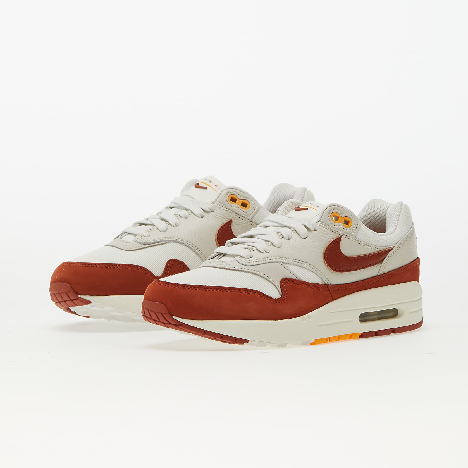 Chaussures et baskets femme Nike W Air Max 1 Lx Sail/ Rugged Orange-Lt Orewood Brn