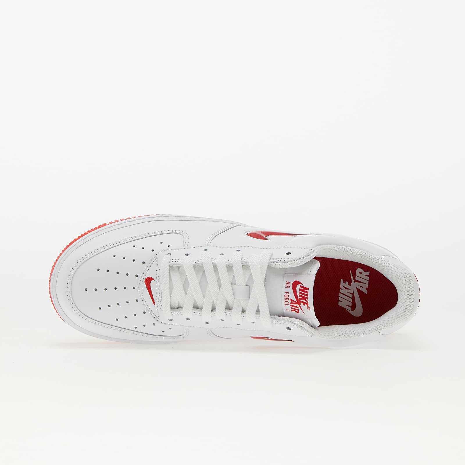 Men's sneakers and shoes Nike Air Force 1 Low Retro White/ University Red