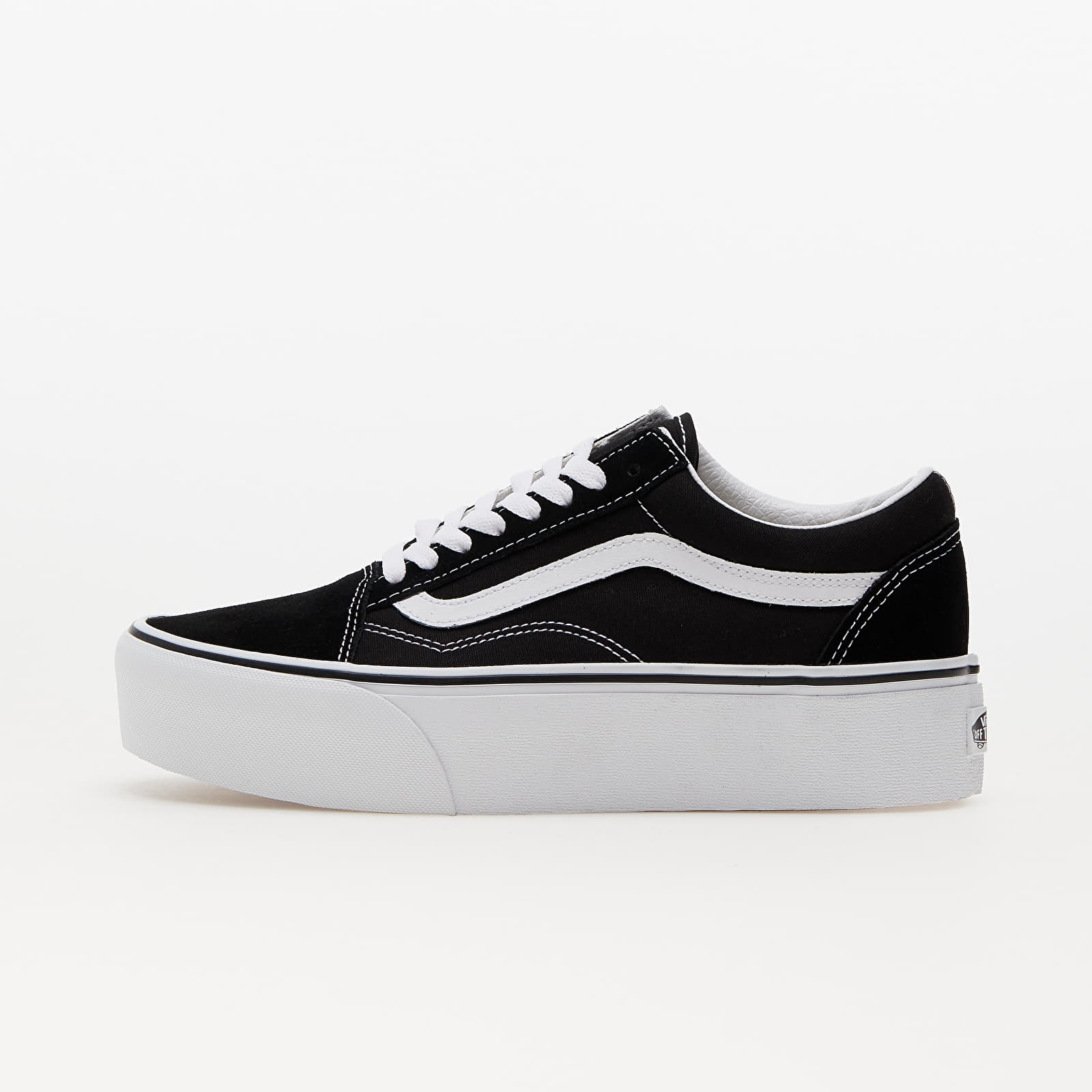 Scarpe e scarpe da ginnastica da uomo Vans Old Skool Stackform Suede/ Canvas Black/ True White