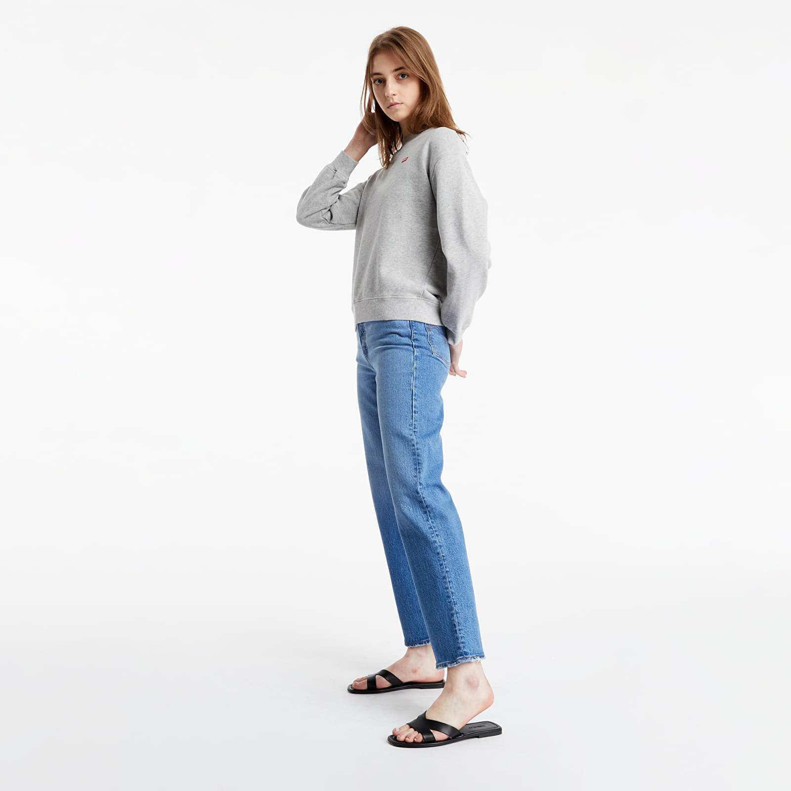 Džíny Levi's ® Ribcage Straight Ankle Jeans Indigo | Queens 💚