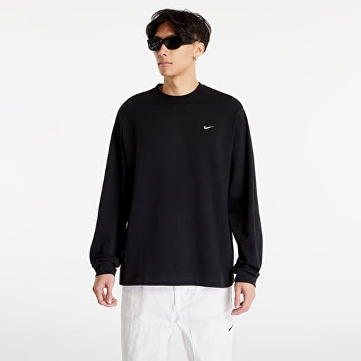T-shirt Nike Solo Swoosh Men's Long-Sleeve Top Black