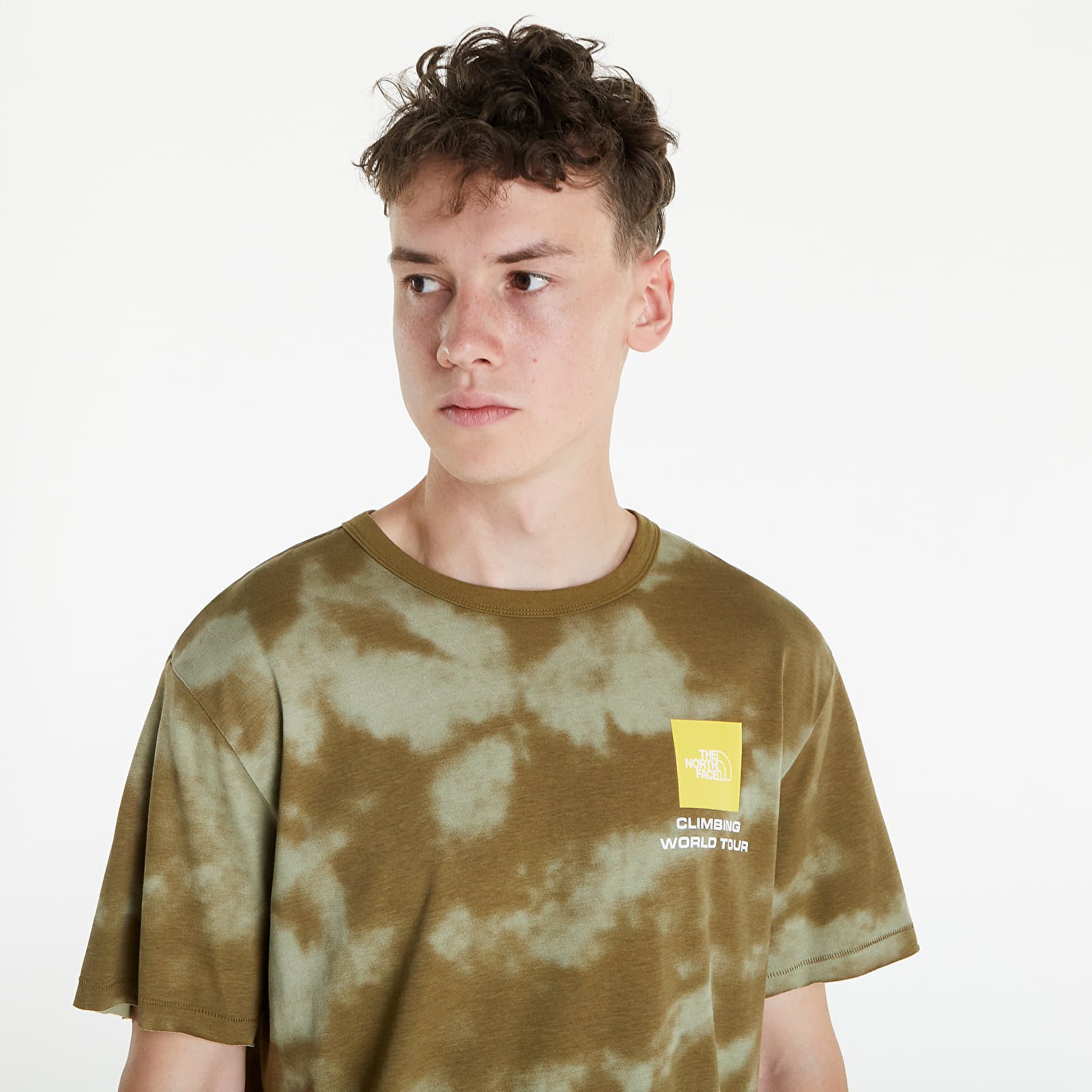 Men's Clothing The North Face Himalayan Bottle Source Short Sleeve Tee Military Olive Dye Print