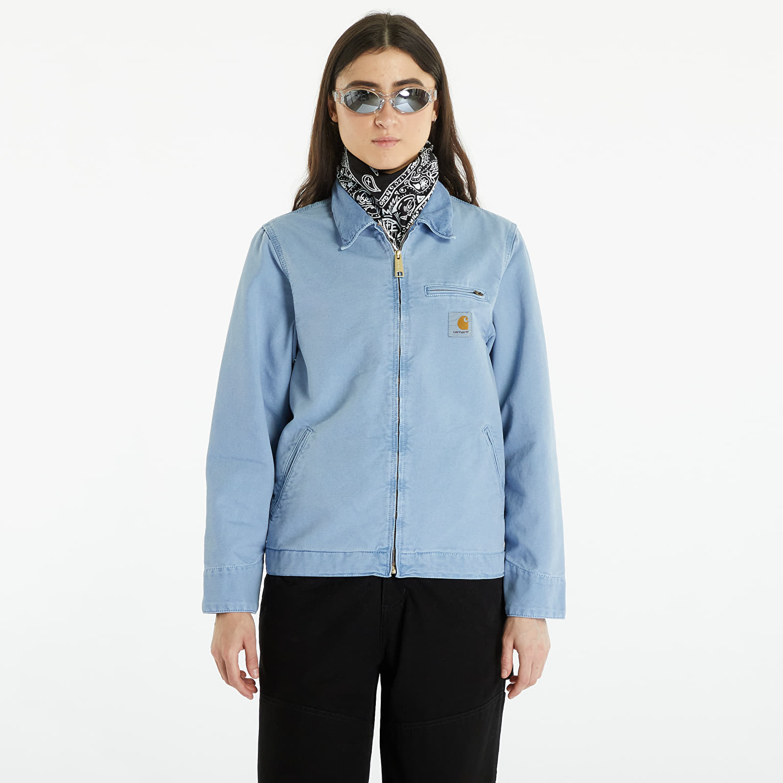 Jackets Carhartt WIP Detroit Jacket Piscine/ Piscine Faded | Queens
