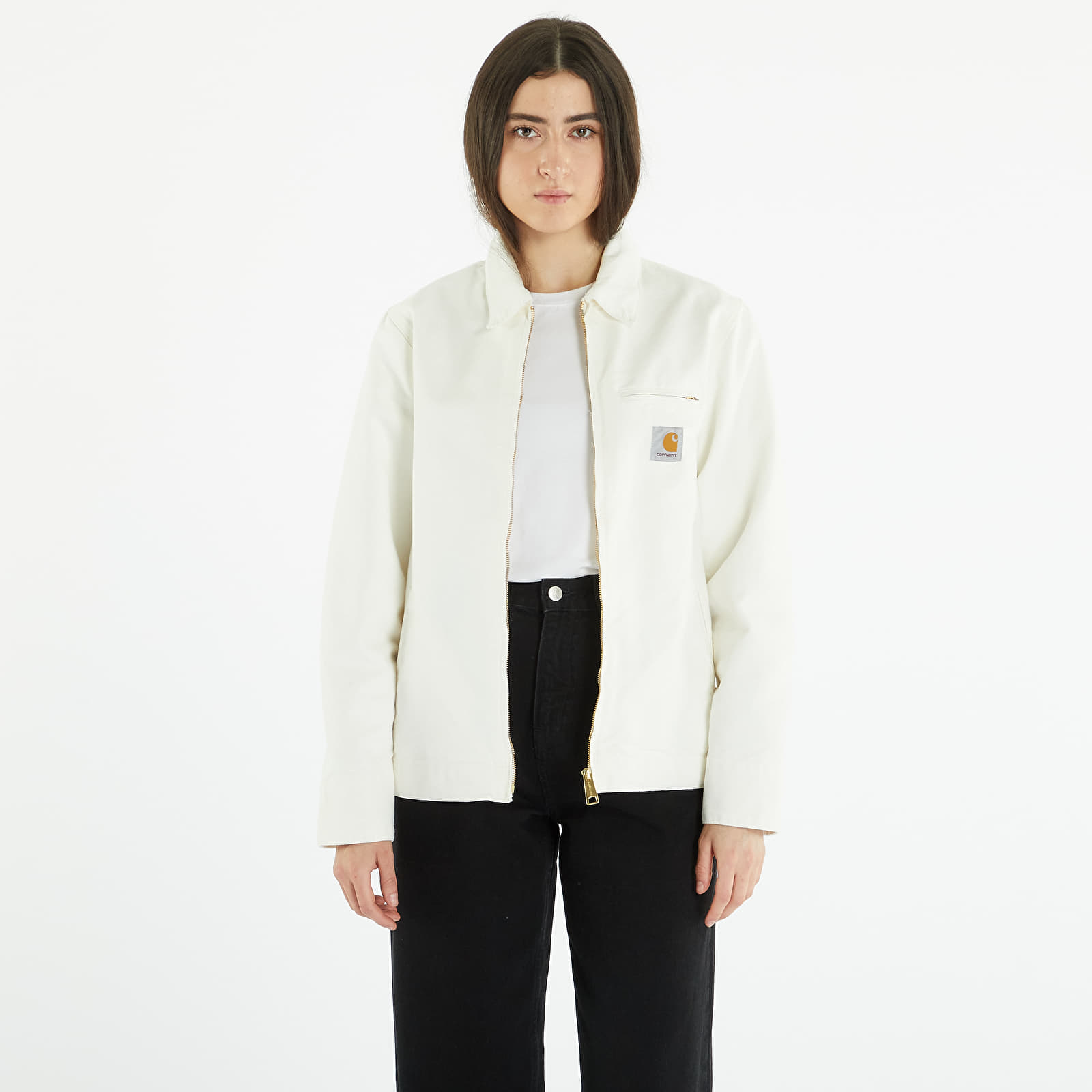 Casacos de homem Carhartt WIP Detroit Jacket UNISEX Wax/ Wax Stone Washed