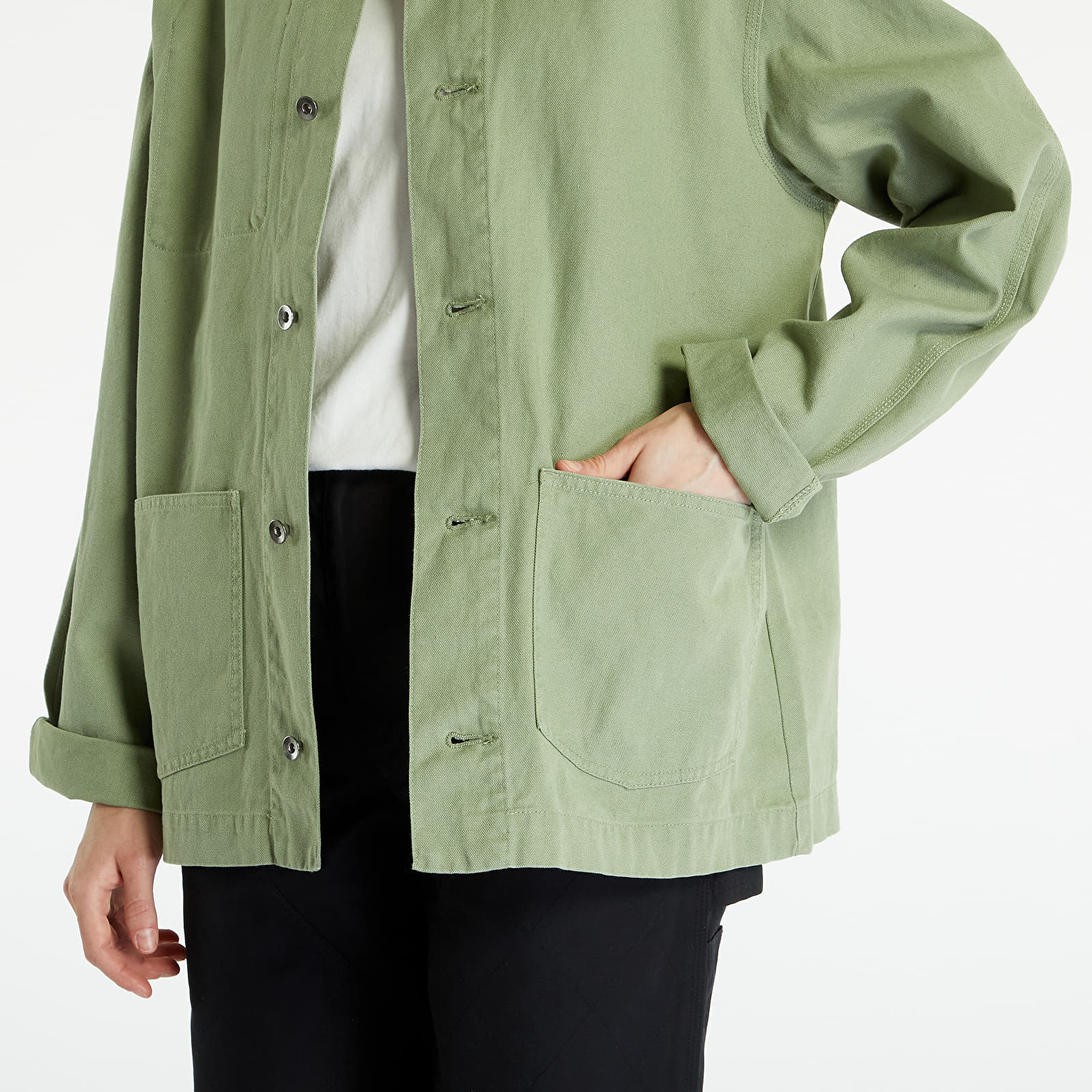 Jackets Nike Sportswear Men's Unlined Chore Coat Oil Green/ White