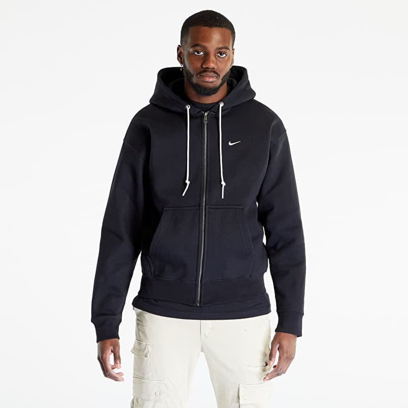 Sweatshirt Nike Solo Swoosh Full-Zip Hoodie UNISEX Black/ White