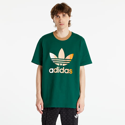 T-shirts adidas Originals Trefoil Tee Dark green | Queens