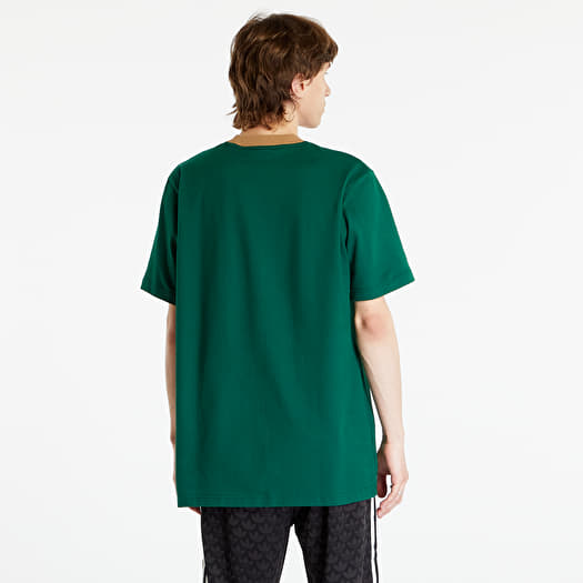 Adidas dark green shirt best sale