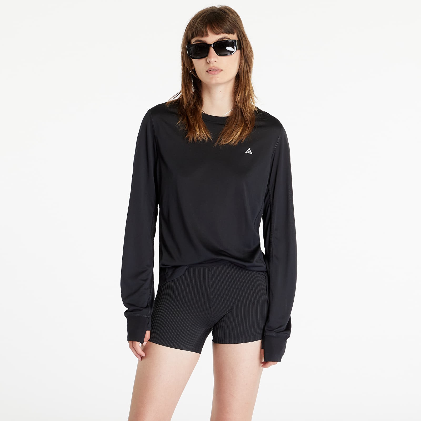 Tričká Nike ACG Dri-FIT ADV Goat Rocks Women's Long-Sleeve Top Black/ Black/ Summit White