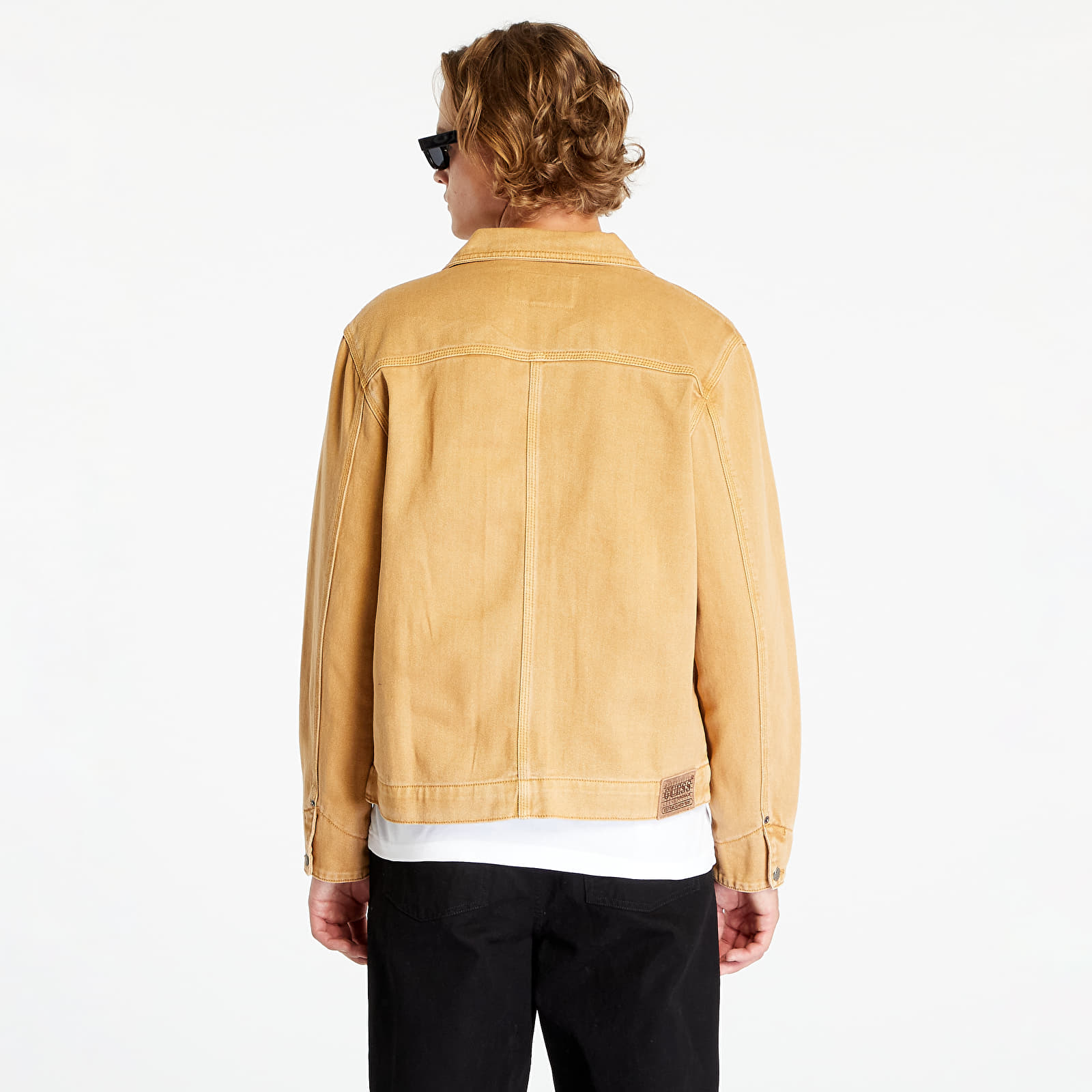 Bundy Guess Originals Aged Work Jacket Go Vintage Tan Wash