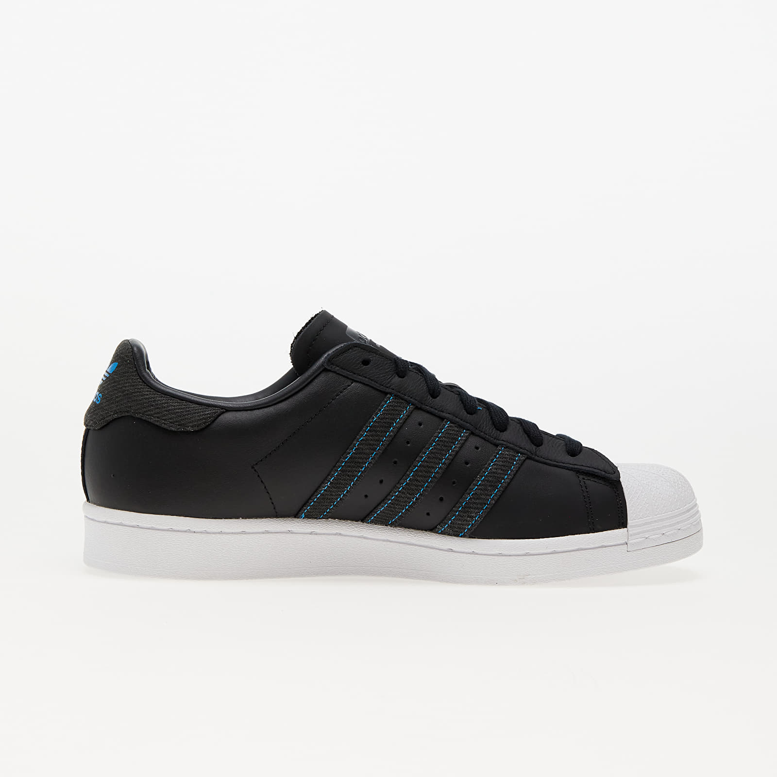 Men's sneakers and shoes adidas Superstar Core Black/ Core Black/ Brave Blue