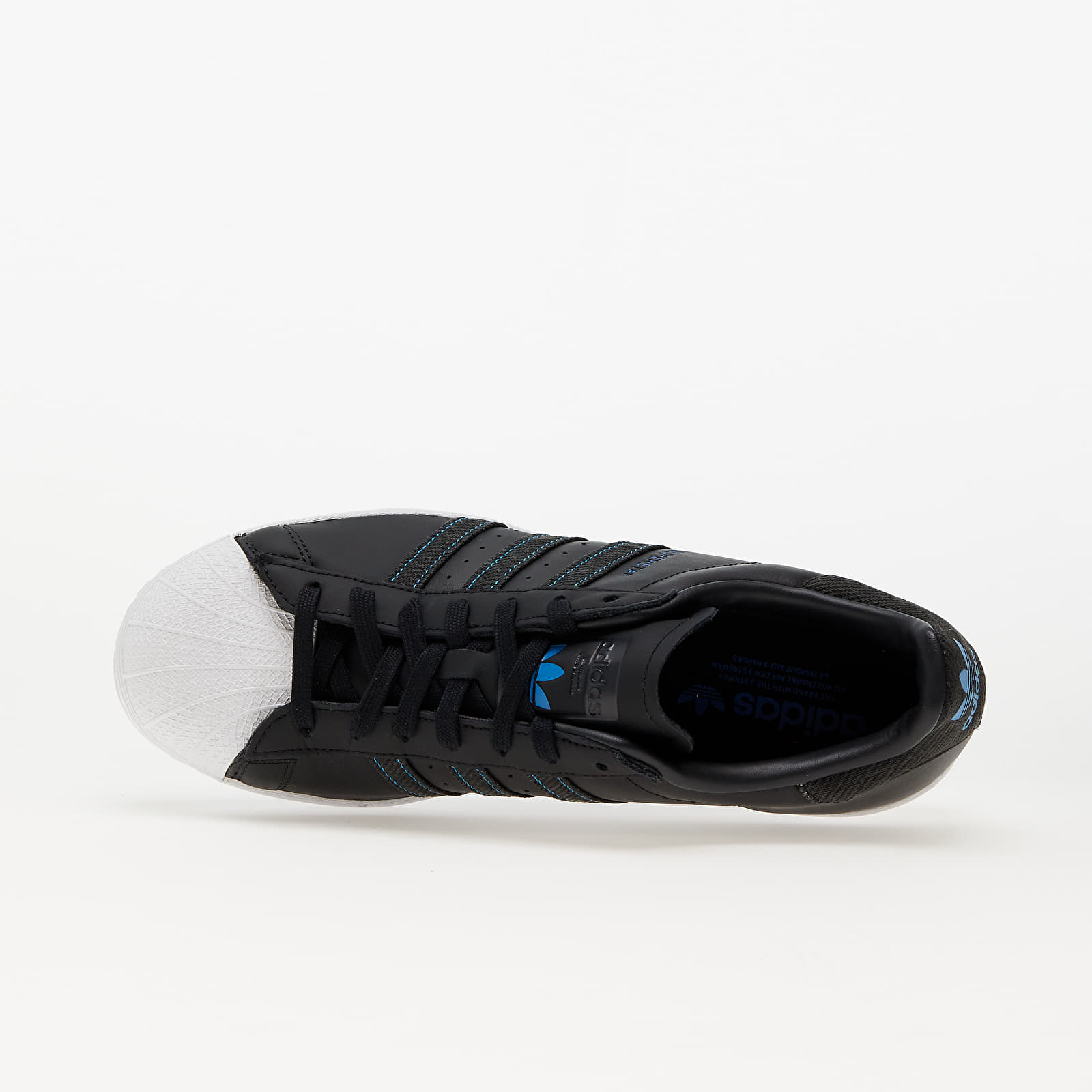 Sneakers och skor för män adidas Superstar Core Black/ Core Black/ Brave Blue